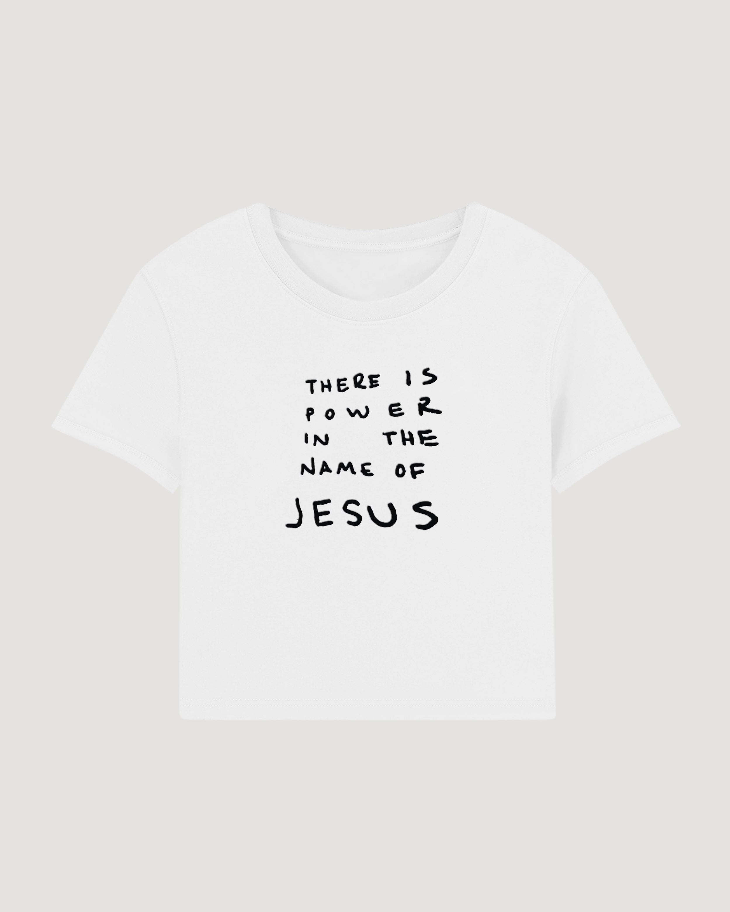 POWER IN JESUS CROPTOP - COMMANDMENTS