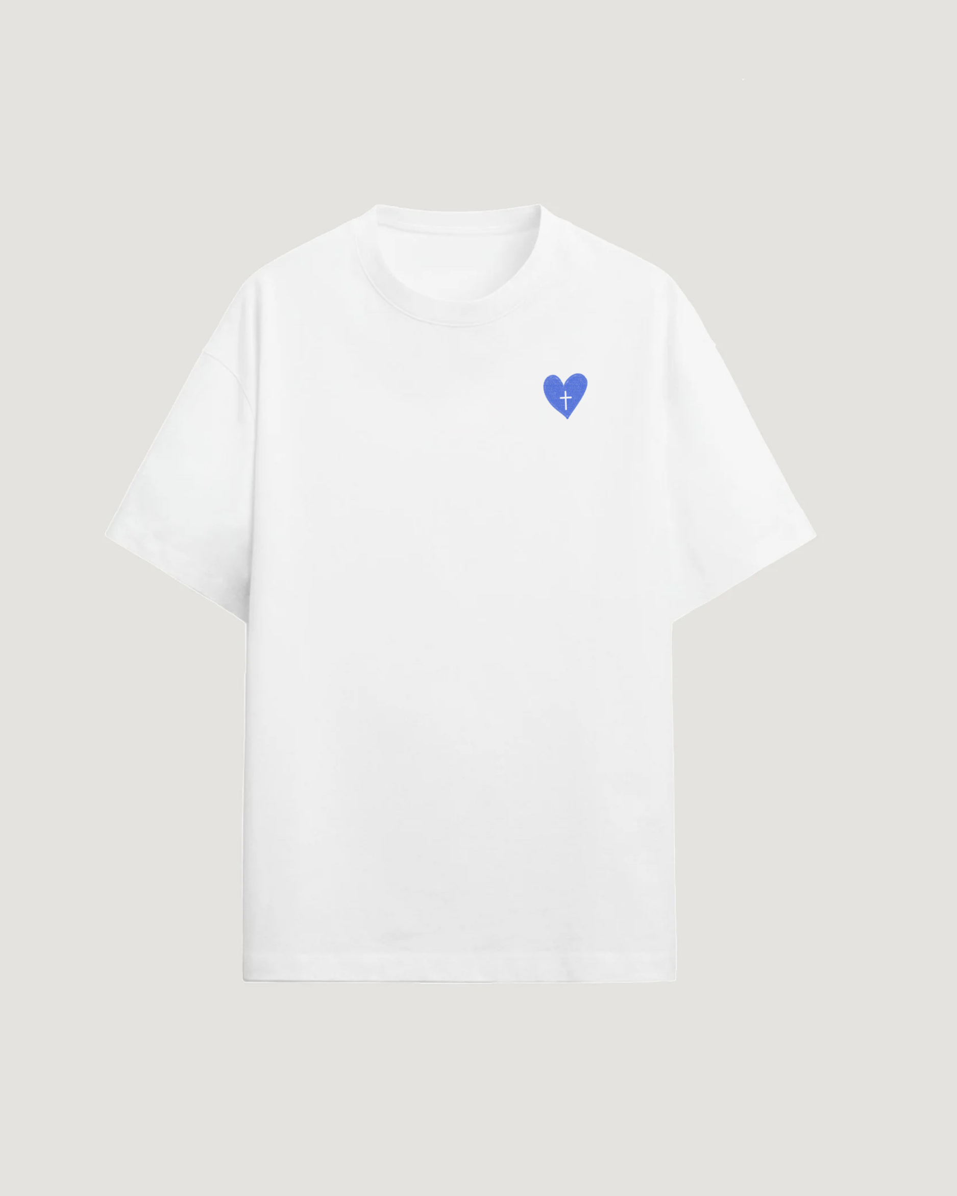 HEART CROSS T-SHIRT - COMMANDMENTS