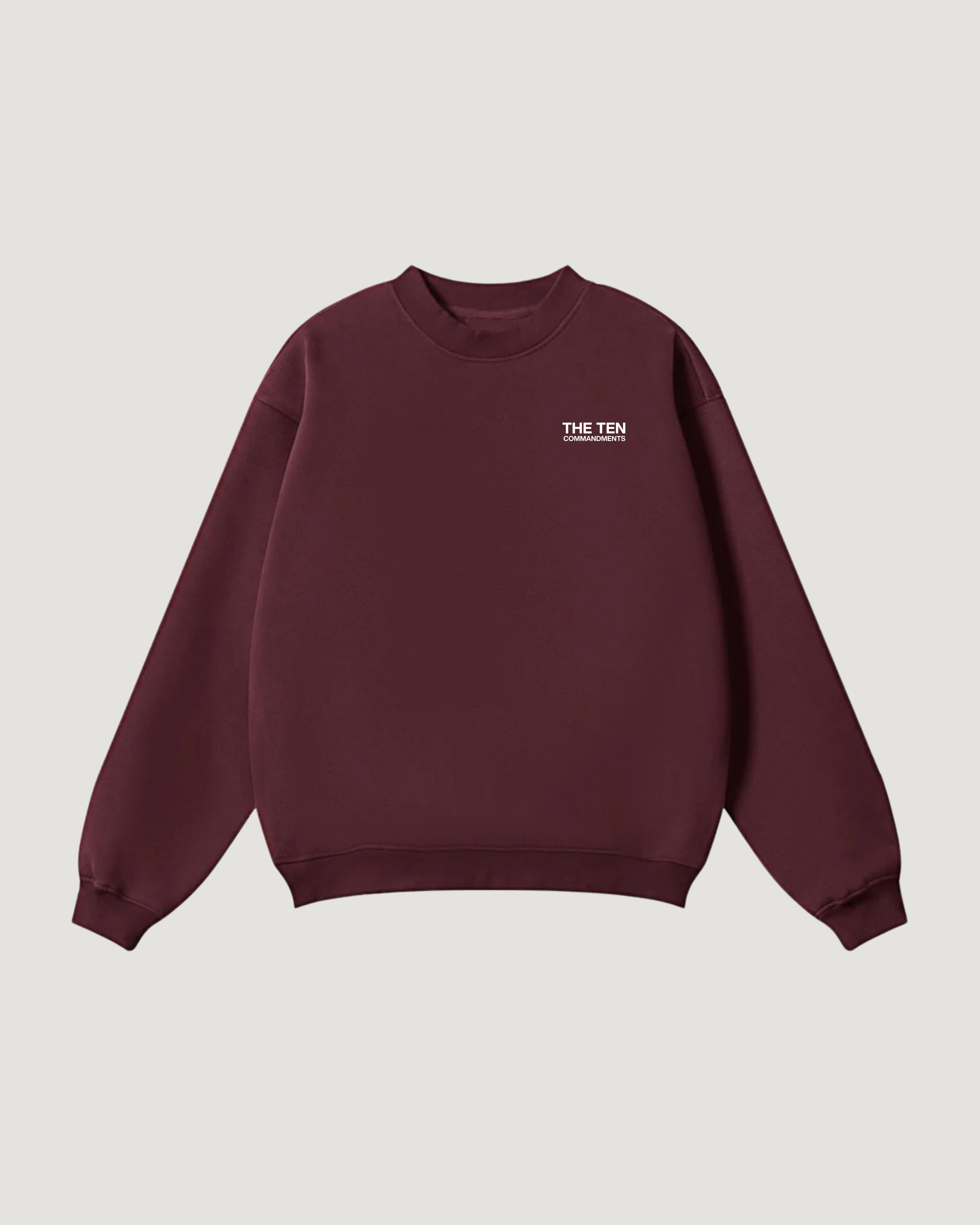 GOD SENT YOU SWEATSHIRT - COMMANDMENTS