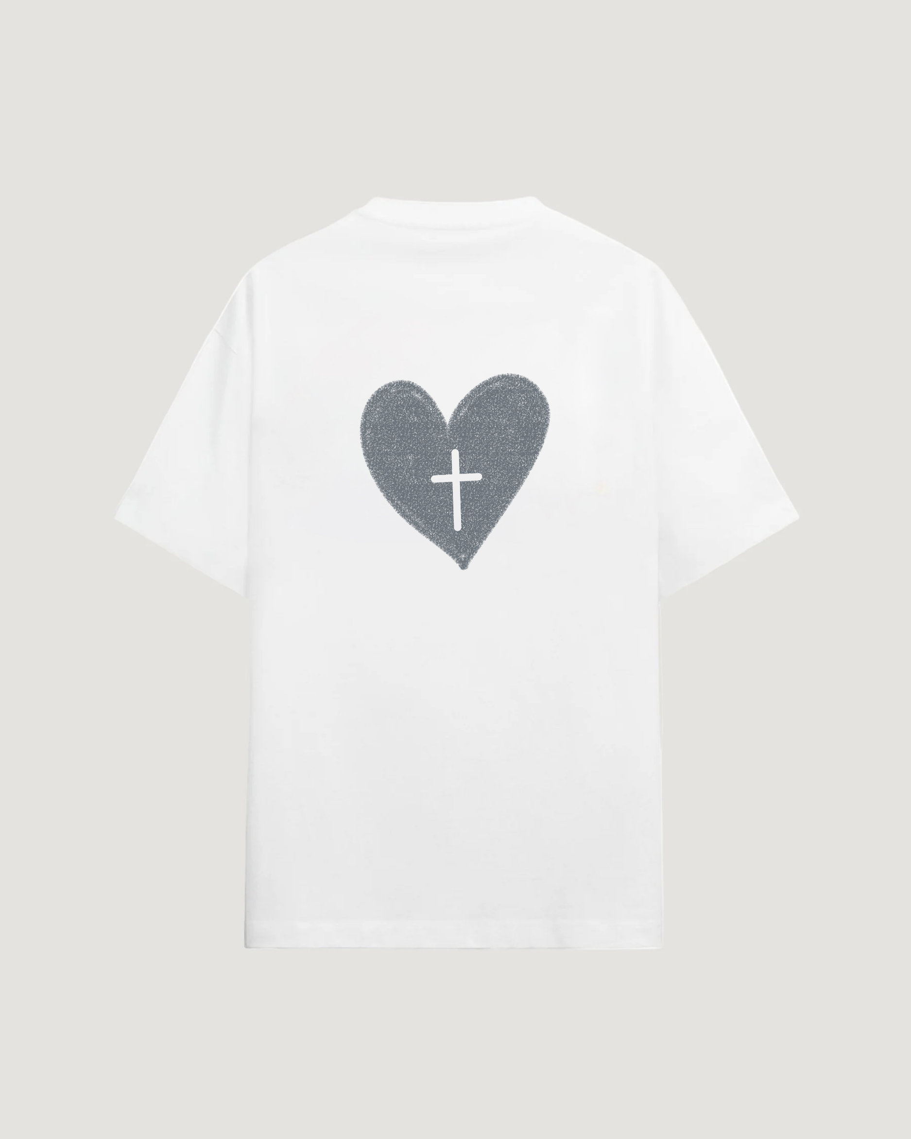 HEART CROSS T-SHIRT - COMMANDMENTS