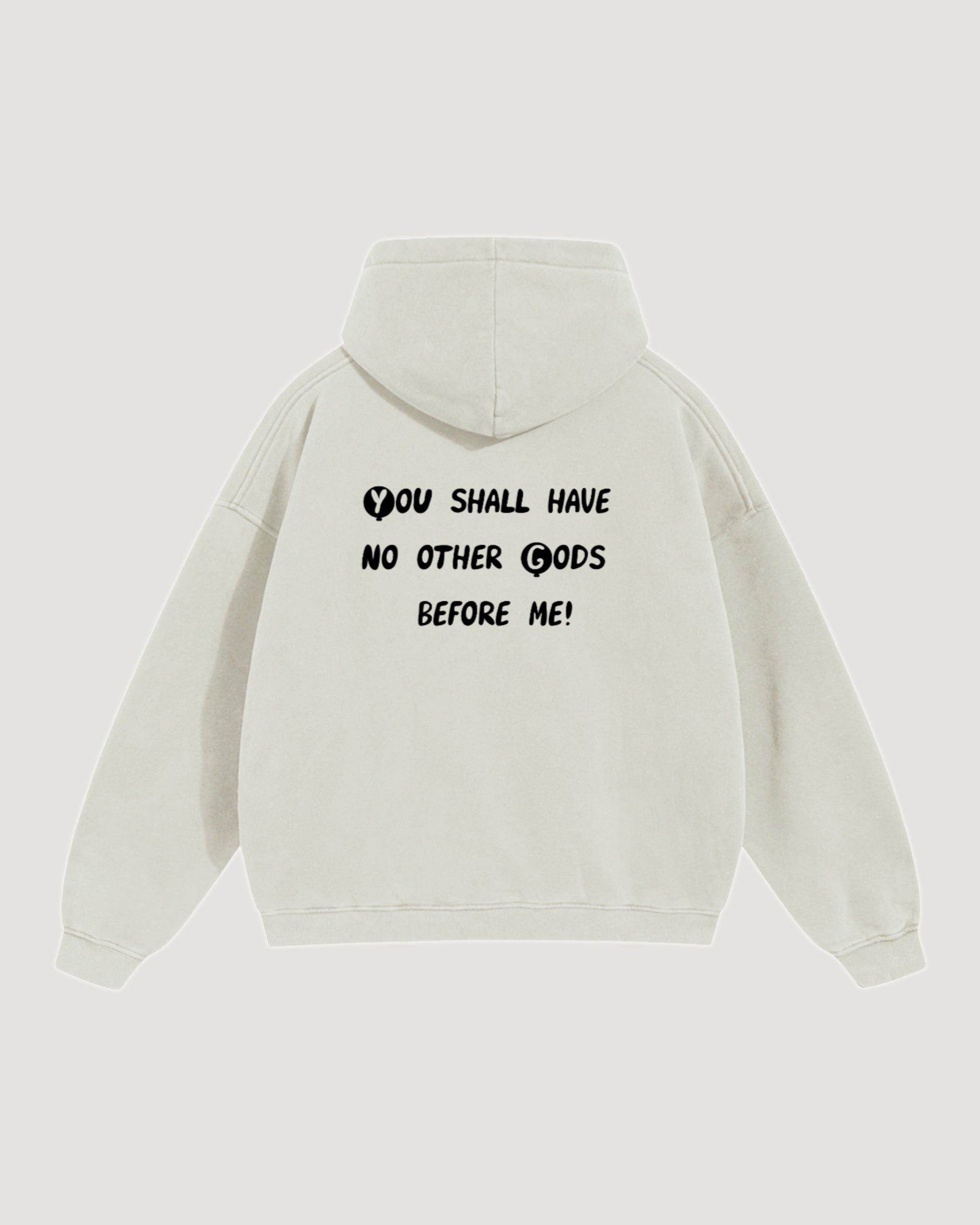 NO OTHER GODS HOODIE - COMMANDMENTS