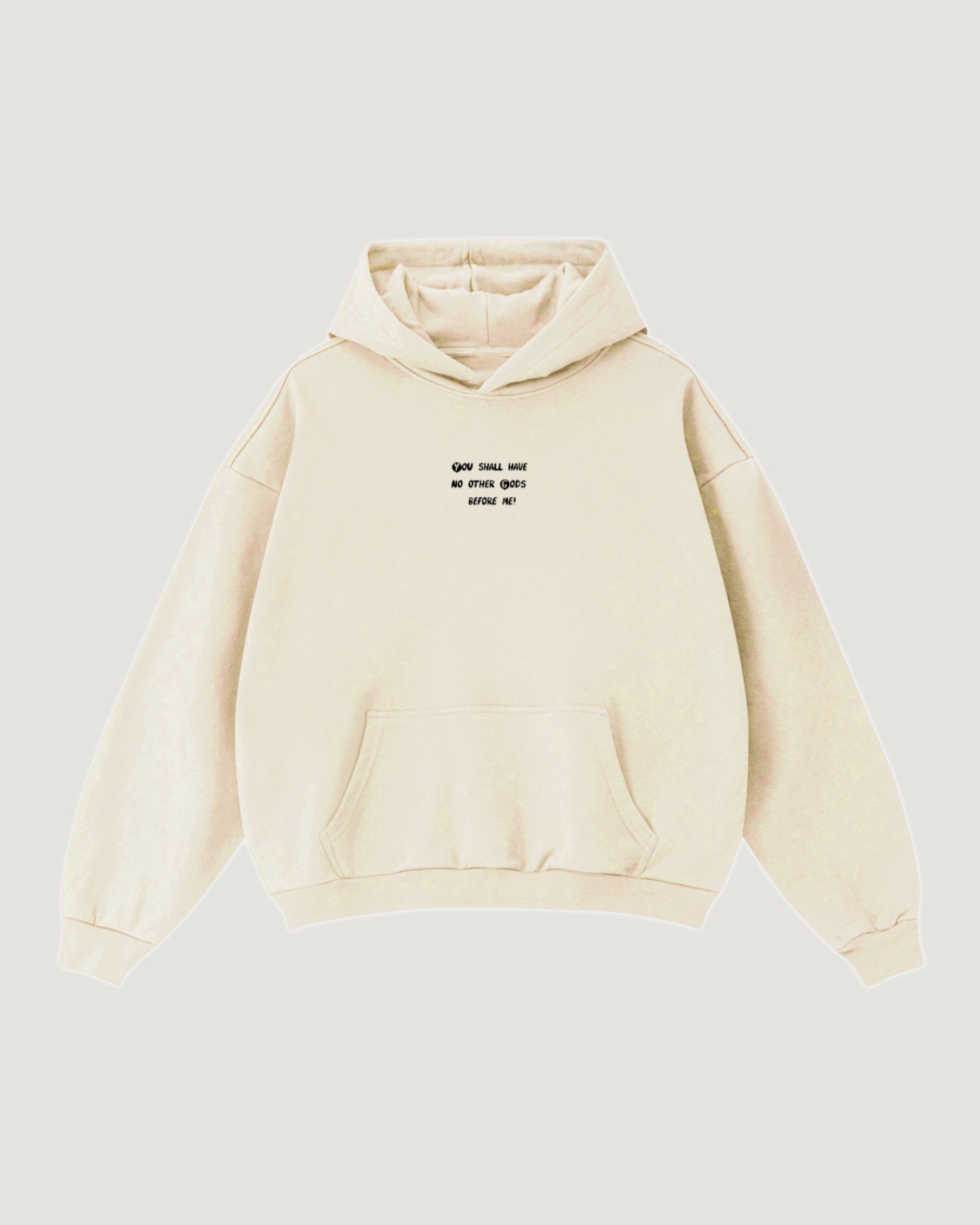 NO OTHER GODS HOODIE - COMMANDMENTS