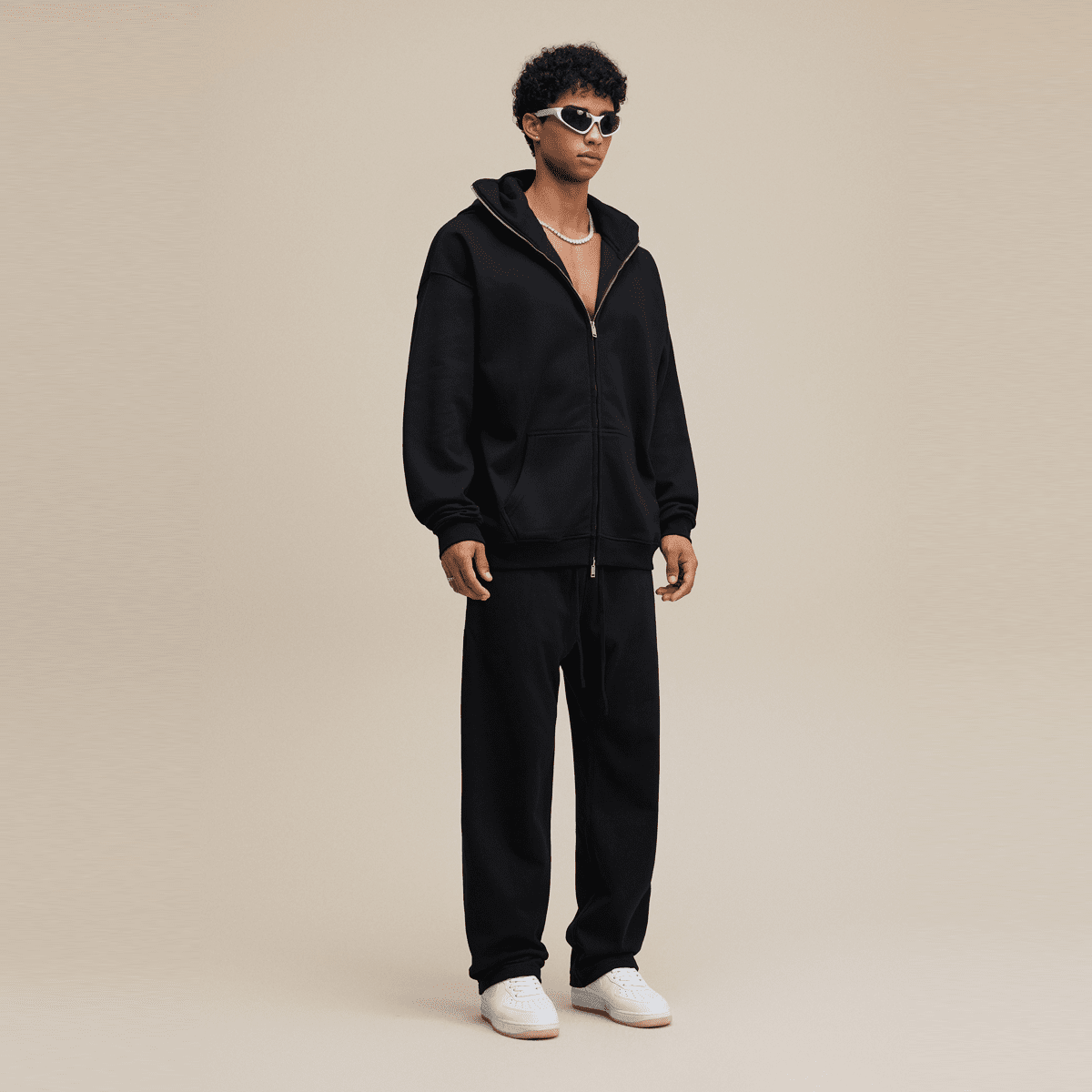 TEN COMMANDMENTS FACE MASK HOODIE - COMMANDMENTS