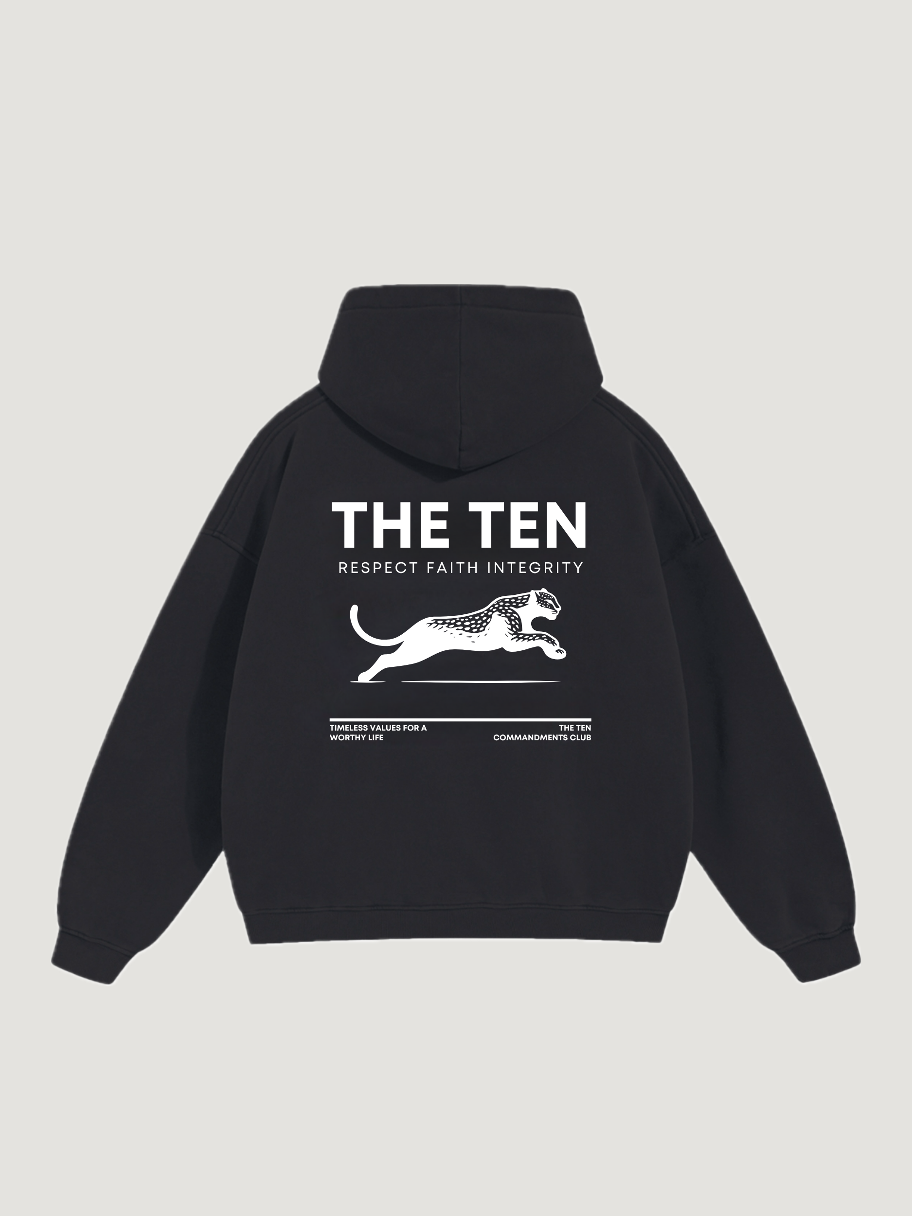 THE TEN LEOPARD HOODIE - COMMANDMENTS
