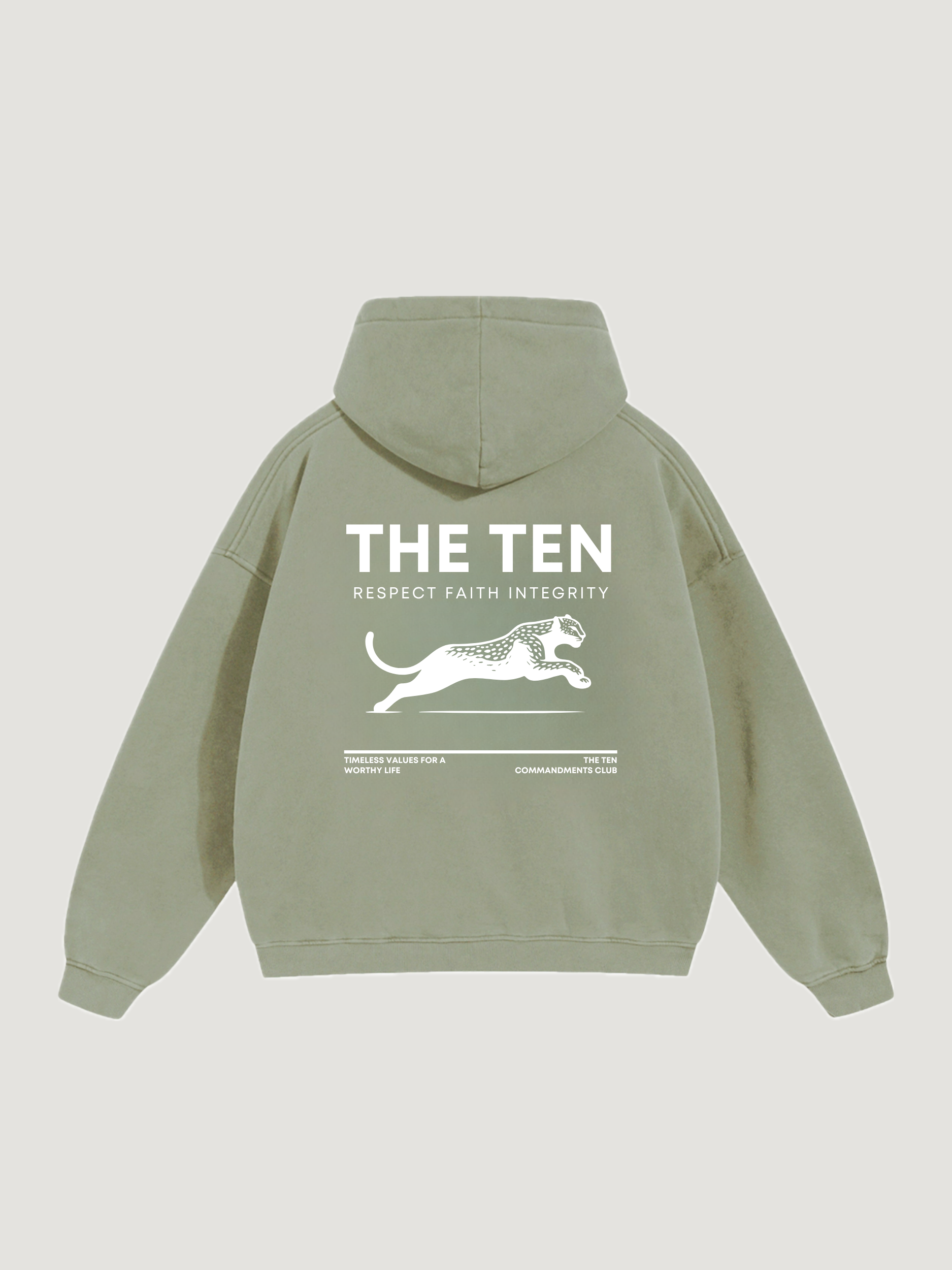 THE TEN LEOPARD HOODIE - COMMANDMENTS