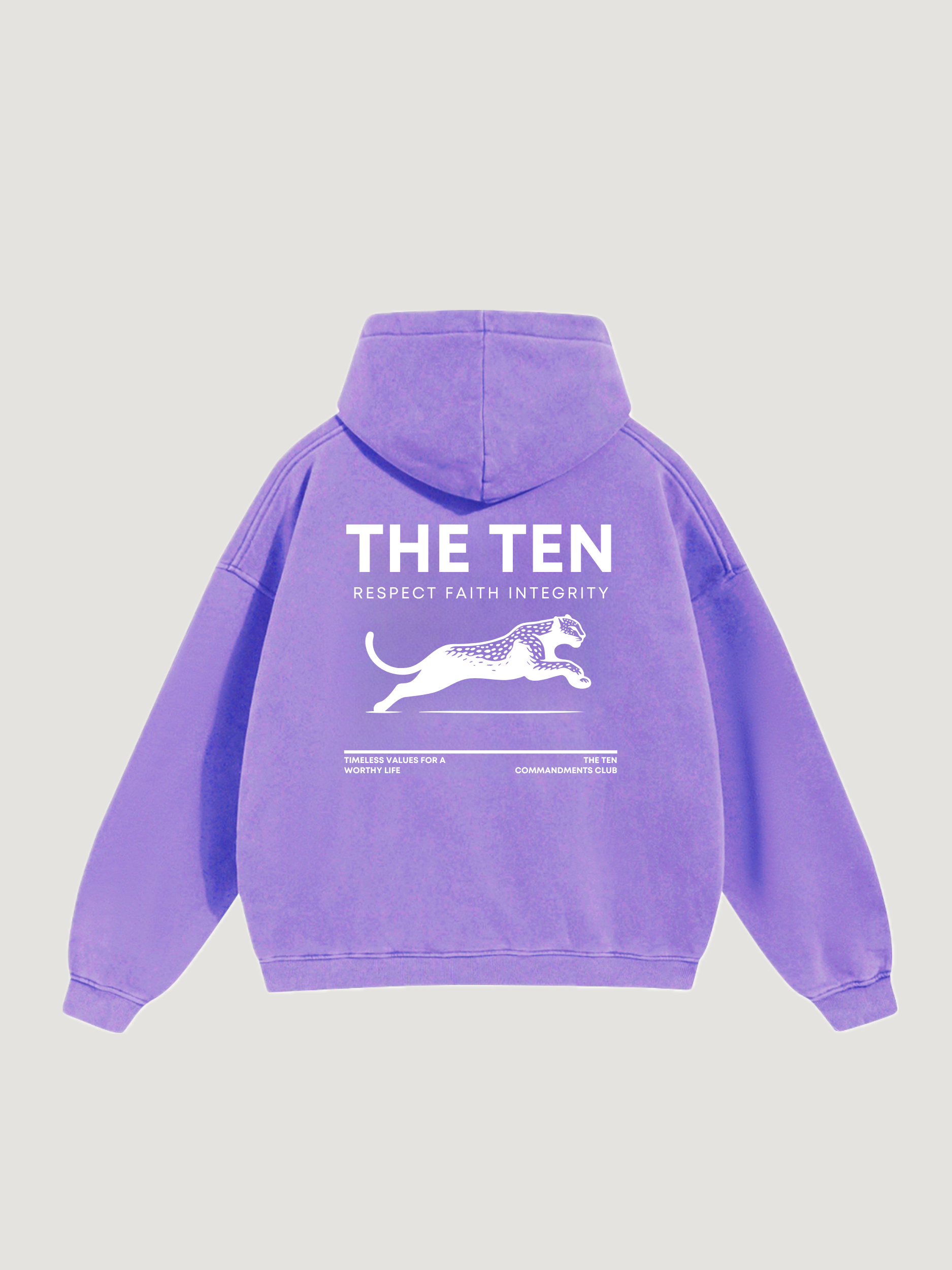 THE TEN LEOPARD HOODIE - COMMANDMENTS