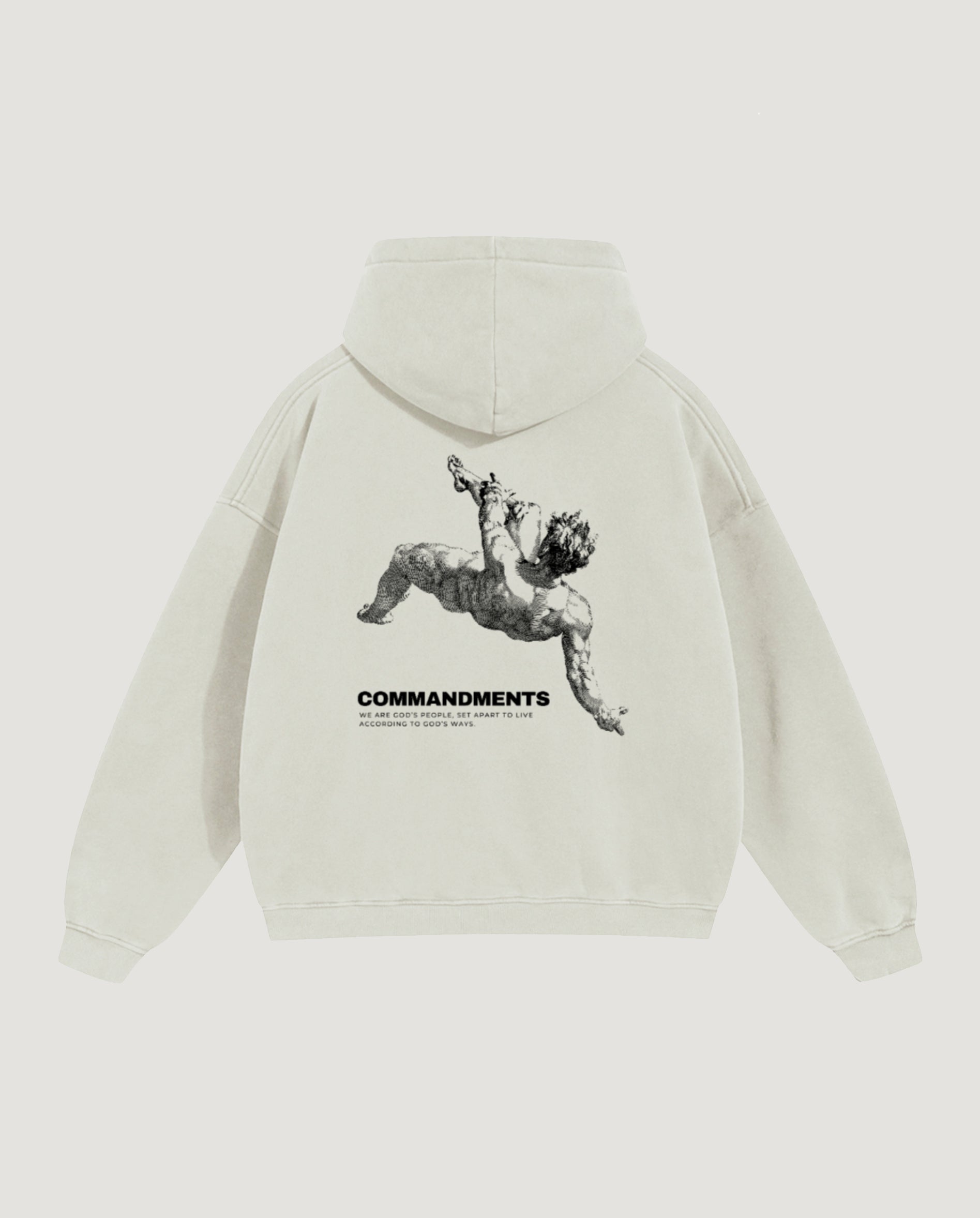 FALLING MAN HOODIE - COMMANDMENTS