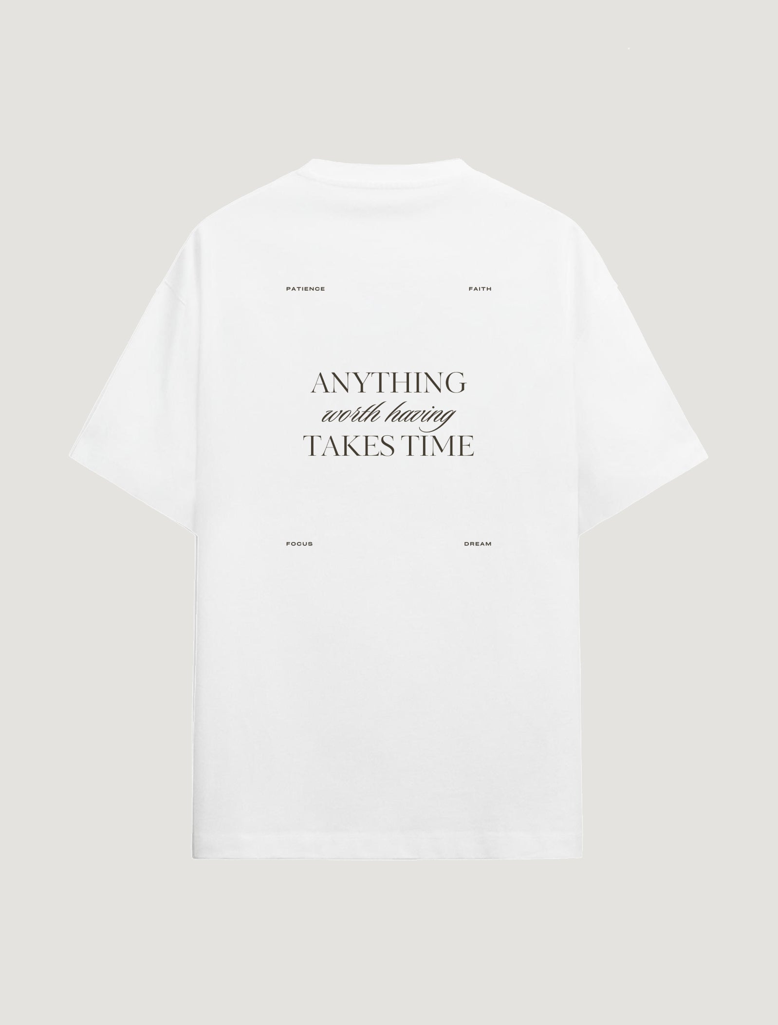 PATIENCE T-SHIRT - COMMANDMENTS
