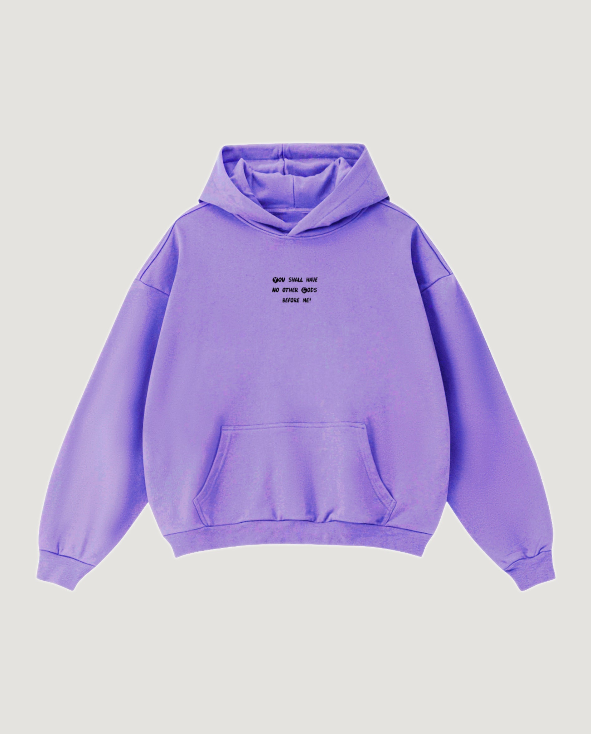 NO OTHER GODS HOODIE - COMMANDMENTS